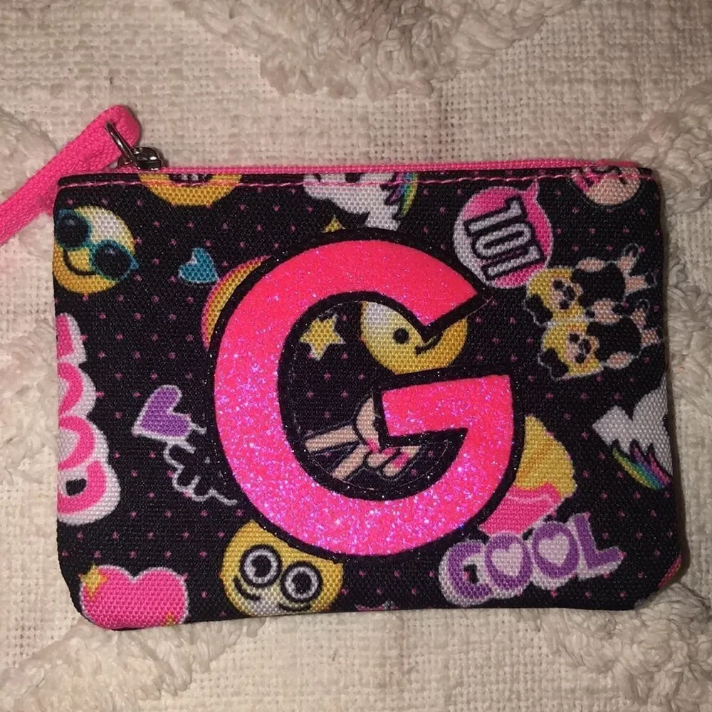 Justice Emoji Monogram “G” Coin Wallet
